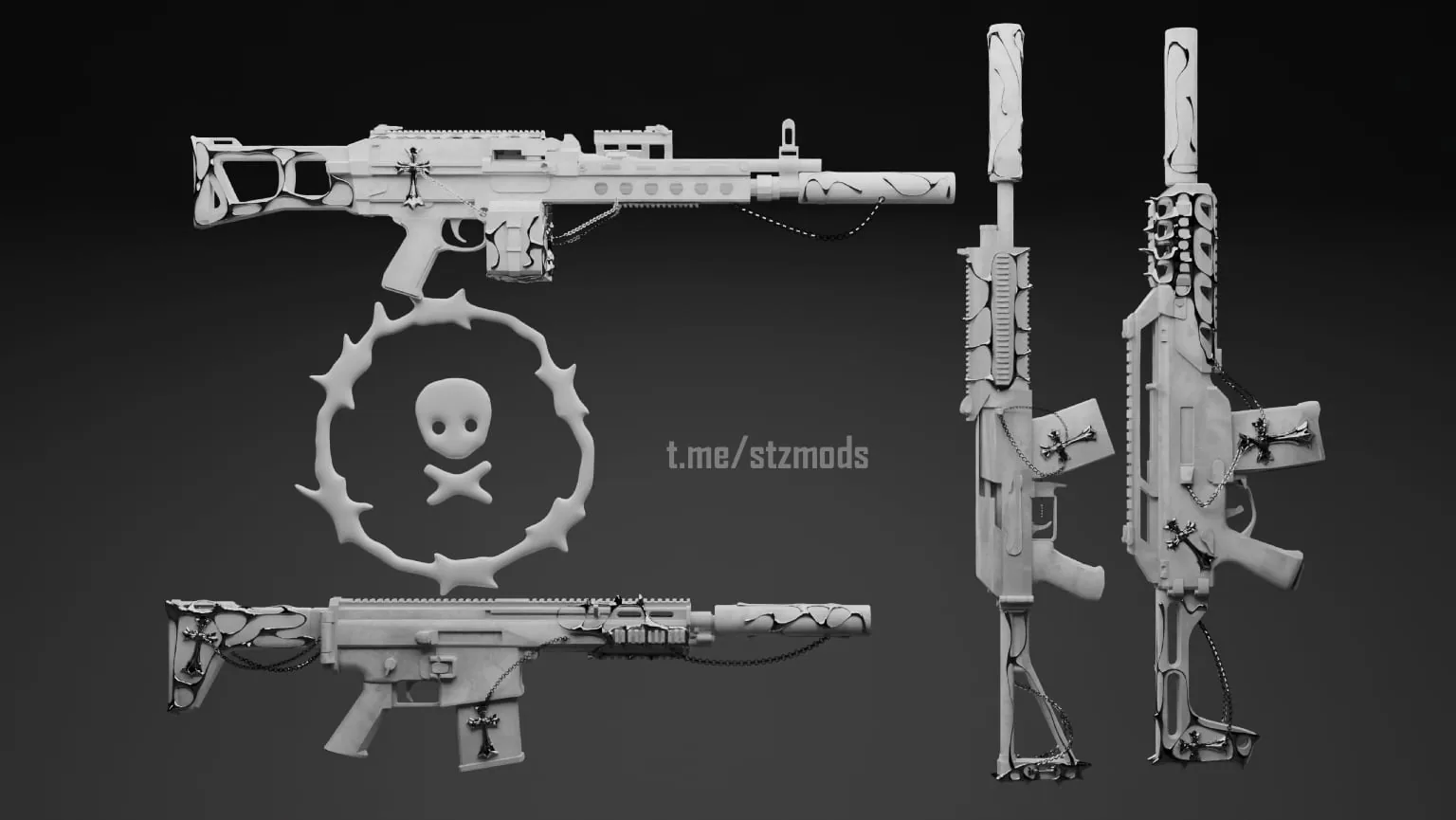CHROME HEARTS GUNPACK