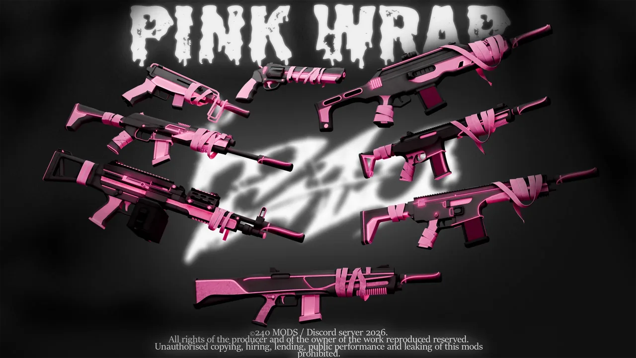 𝐩𝐢𝐧𝐤 𝐰𝐫𝐚𝐩 𝟐𝟒𝟎 𝐠𝐮𝐧𝐩𝐚𝐜𝐤